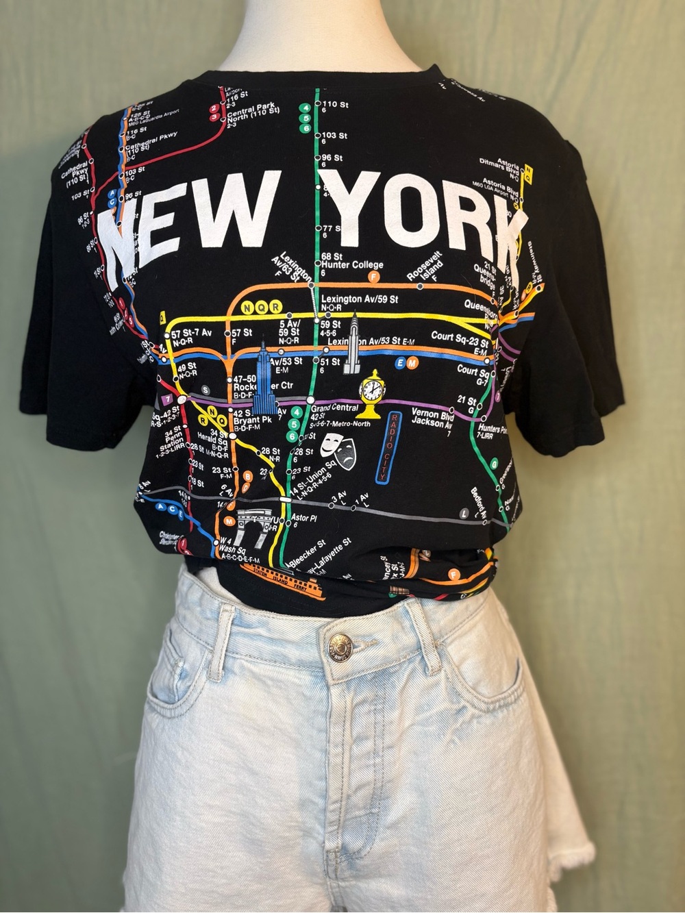 New York Subway Graphic Tee #streetwear #100%cotton